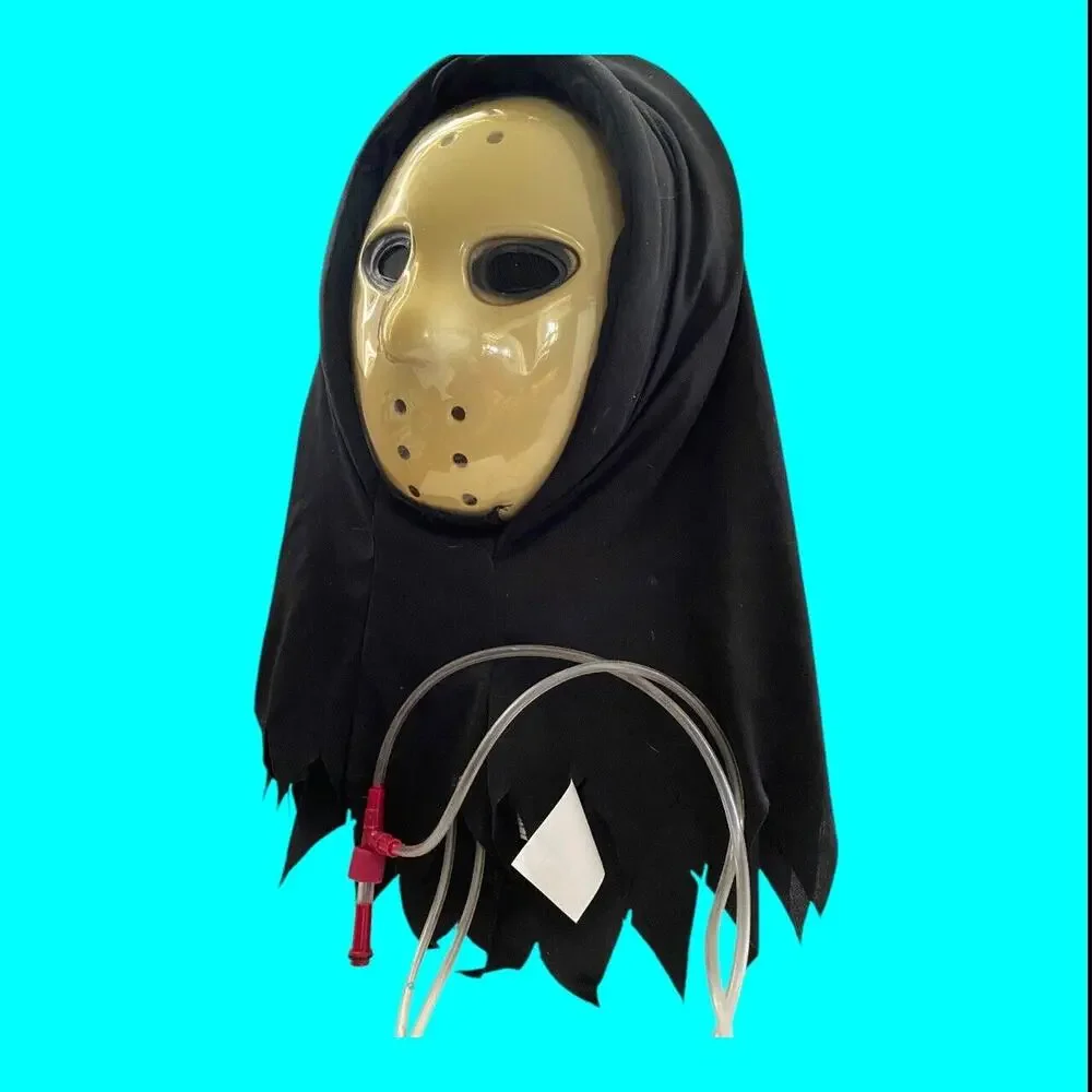 Halloween Friday The 13th Jason Type Mask w Leads No Pump Selling As Mask Only